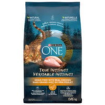 Purina - ONE True Instinct Grain Free Chicken, Dry Cat Food, 1.45 Kilogram