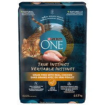Purina - One True Instinct Grain Free Chicken, Dry Cat Food, 6.53 Kilogram