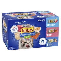 Purina - Friskies Ocean Delights Pate Wet Cat Food, Variety Pack 156g Cans, 24 Each