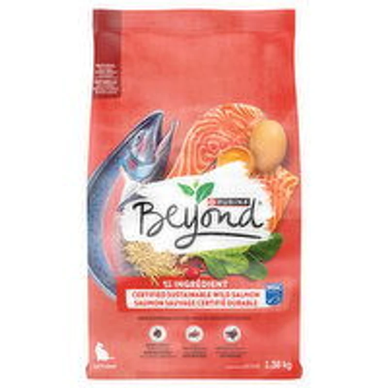 Purina - Beyond Simply Salmon & Whole Brown Rice Recipe, Dry Cat Food, 1.36 Kilogram