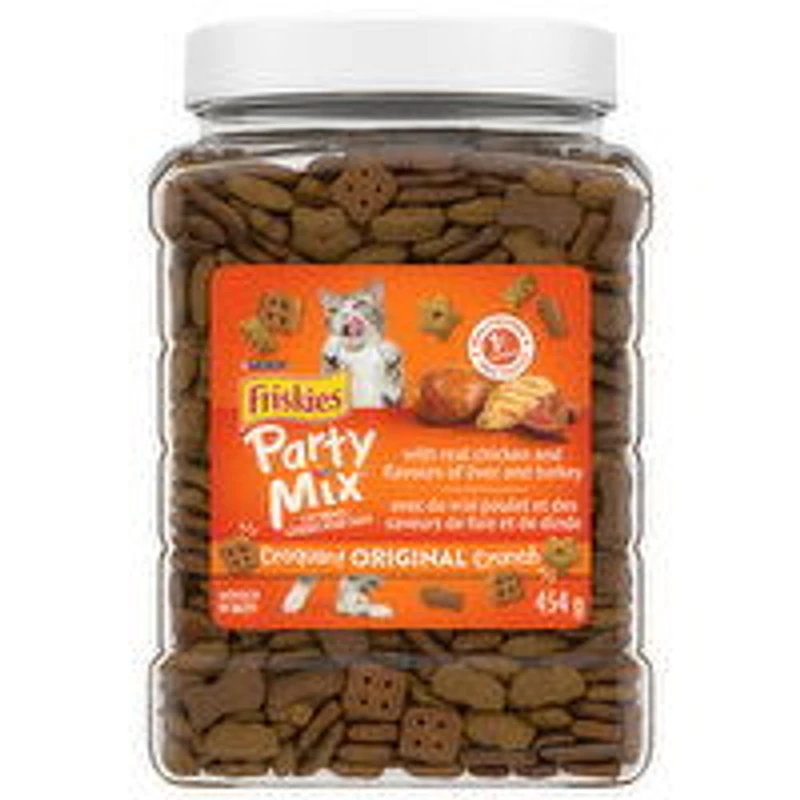 Purina - Friskies Party Mix Original Crunch Cat Treat, 454 Gram