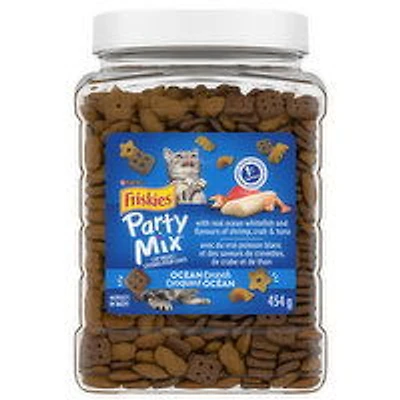 Purina - Friskies Party Mix Ocean Crunch Cat Treats, 454 Gram