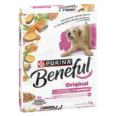 Purina Beneful Originals - Originals with Real Salmon, Dry Dog Food 7 kg, 7 Kilogram