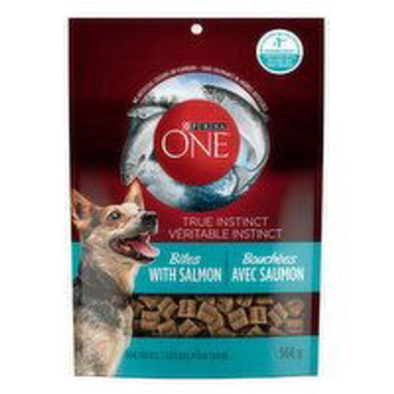 Purina - One True Instinct Dog Bites with Salmon Dog Treats, 566 Gram