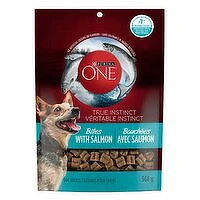 Purina - One True Instinct Dog Bites with Salmon Dog Treats, 566 Gram