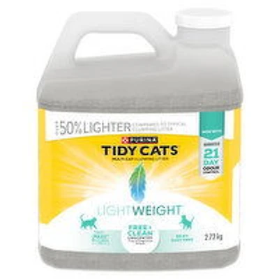 Purina - Tidy Cats Light Weight Free & Clean Unscented Multi-Cat, Clumping Cat Litter