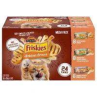 Purina - Friskies Chicken Lovers Variety Pack, Wet Cat Food, 24 Each