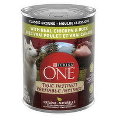 Purina - One True Instinct Classic Ground Chicken & Duck Wet Dog Food, 368 Gram