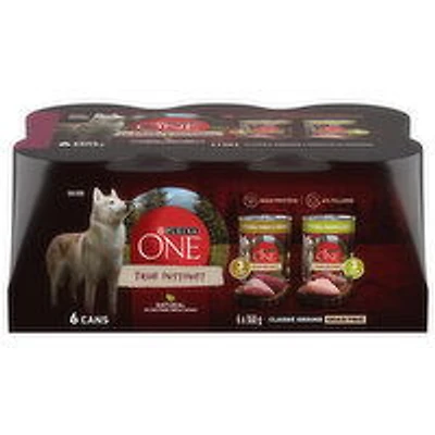 Purina - One True Instinct Classic Ground Variety Pack Turkey, Venison, Chicken & Duck, Wet Dog Food, 368 Gram