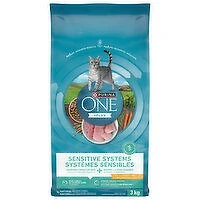 Purina - ONE +Plus Sensitive Systems Turkey, Dry Cat Food, 3 Kilogram