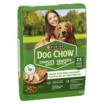 Purina - Dry Dog Food, Complete Adult Made with Real Chicken, 14 Kilogram