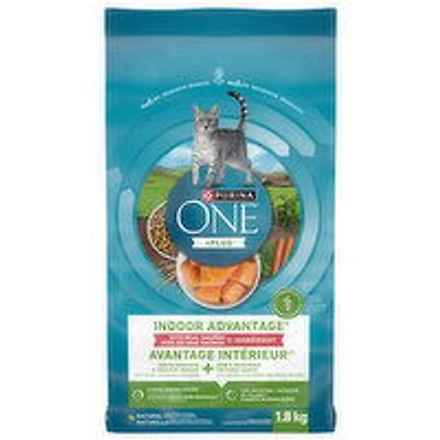 Purina - ONE - +Plus Indoor Advantage Salmon, Dry Cat Food, 1.8 Kilogram