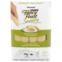 Purina - Fancy Feast Savoury Pure Naturals with Natural Chicken in a Demi-Glace, Cat Treats, 40 Gram