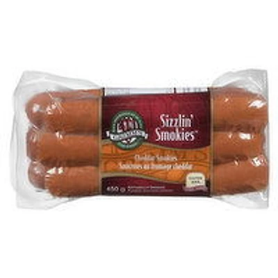 Grimms - Sizzlin' Smokies Cheddar, 6 Each