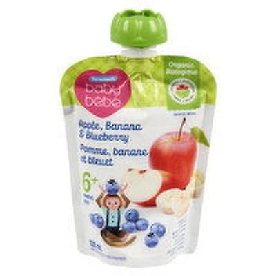 Personnelle - Baby Organic 6M+ APP/BN/BB Strained, 128 Millilitre