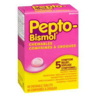 Pepto Bismol - PEPTO BISMOL CHEWABLE TABS, 48 Each