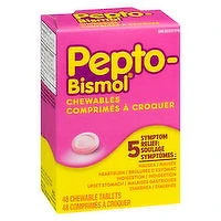 Pepto Bismol - PEPTO BISMOL CHEWABLE TABS, 48 Each