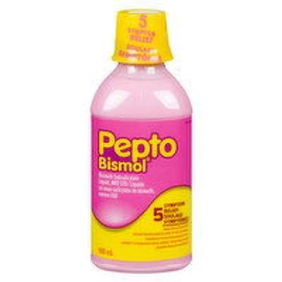 Pepto Bismol - 5 Symptoms Relief Liquid, 480 Millilitre