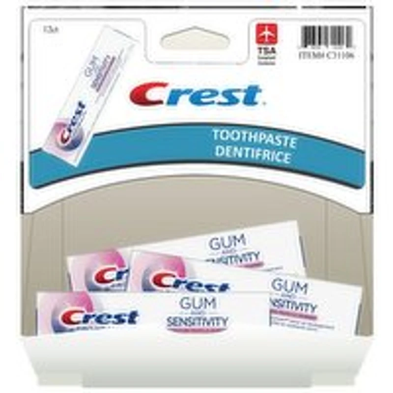 Crest - Toothpaste, Gum & Sensitivity Protection, 20 Millilitre