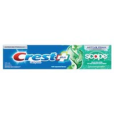 Crest - Toothpaste - Crest Complete Plus Scope Active Foam + Whitening, 120 Millilitre