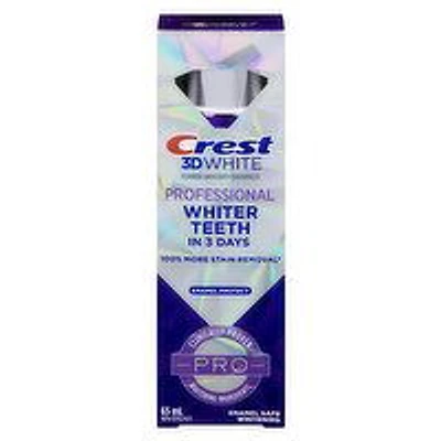 Crest - 3D White Enamel Protection Toothpaste, 65 Millilitre