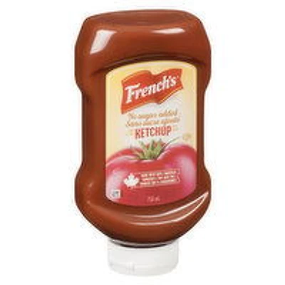 French's - Ketchup - No Sugar Added, 750 Millilitre