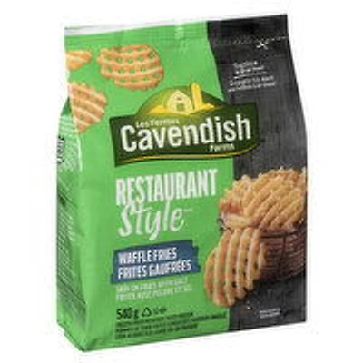 Cavendish - Restaurant Style Waffle Fries, 540 Gram