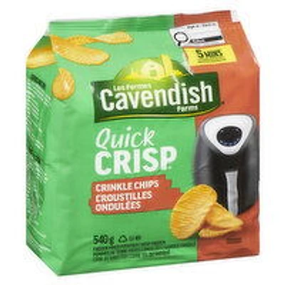 Cavendish Farms - Quick Crisp Crinkle Chips, 540 Gram