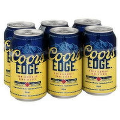 Molson - Coors Edge Non-Alcoholic Beer, 6 Each