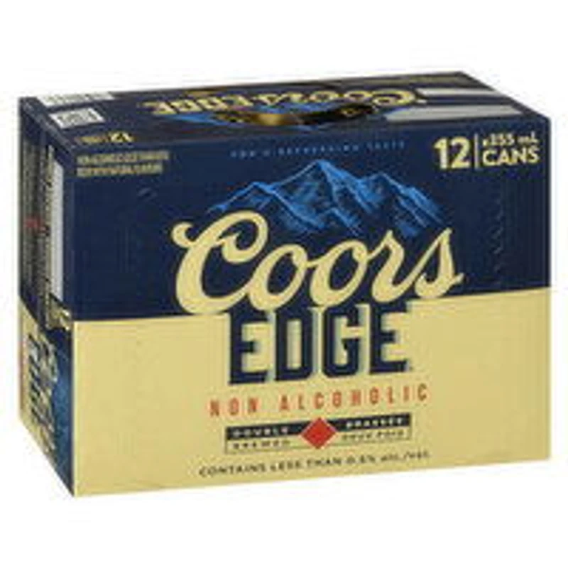 Molson - Coors Edge Non-Alcoholic Beer, 12 Each