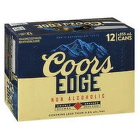 Molson - Coors Edge Non-Alcoholic Beer, 12 Each
