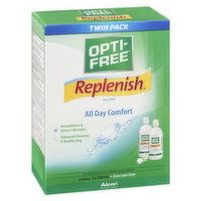 Opti Free - Replenish - Disinfecting Contact Lens Solution, 2 Each