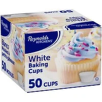 Reynolds - Large White Baking Cups, 50 Each