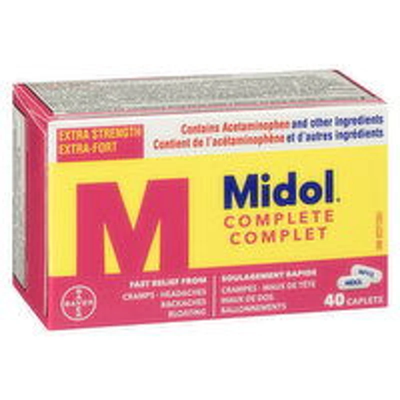 Midol - Caplets Complete, 40 Each
