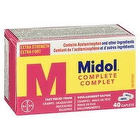 Midol - Caplets Complete, 40 Each