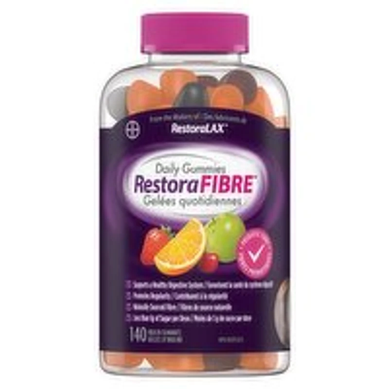 RestoraLAX - RestoraFiber Gummies, 140 Each