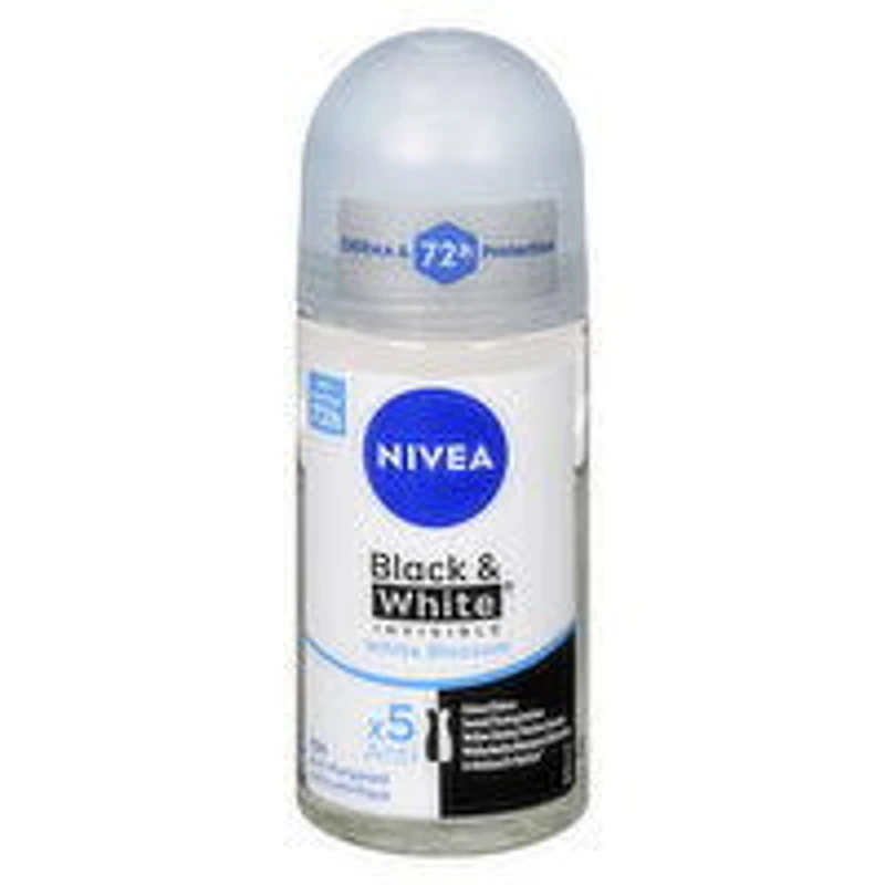 Nivea - Invisible Antiperspirant/Deodorant Roll On B & W, 50 Millilitre