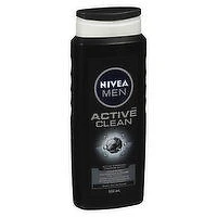 NIVEA - Men Active Clean Shower Gel, 500 Millilitre