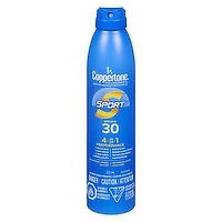Coppertone - Sport Spray Sunscreen 4-in-1 SPF30, 222 Millilitre
