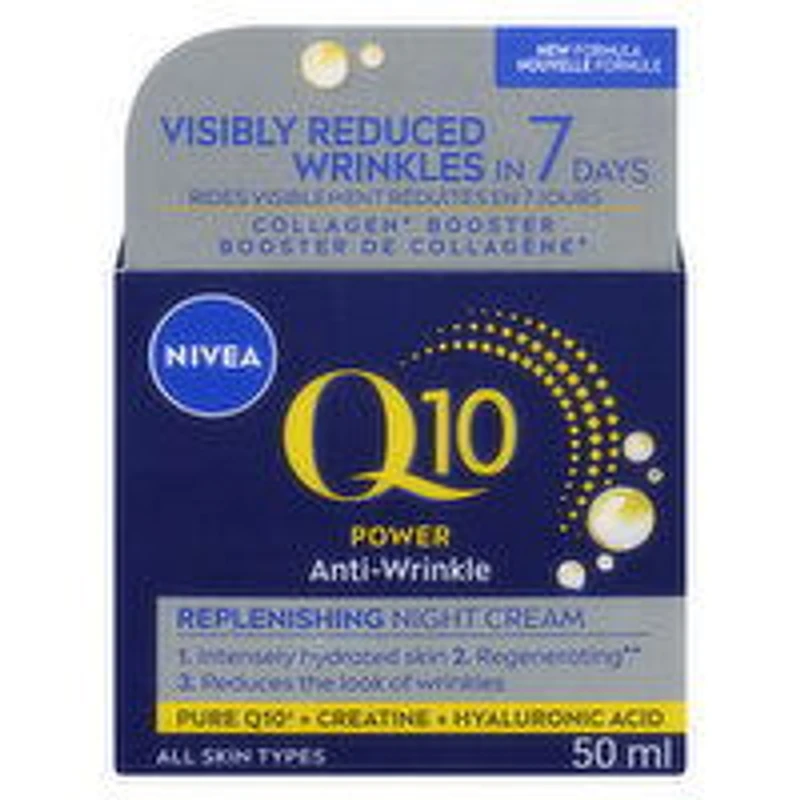 Nivea - Q10 Plus Anti Wrinkle Night Cream, 50 Millilitre