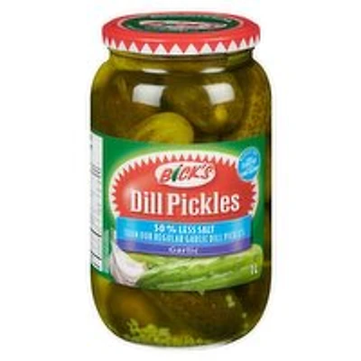 BICKS - Garlic Dill 50 % Less Salt Pickle, 1 Litre
