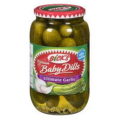 Bick's - Ultimate Garlic Baby Dill Pickles, 1 Litre