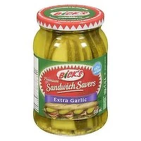 Bick's - Sandwich Savers Extra Garlic Dill Pickles, 500 Millilitre