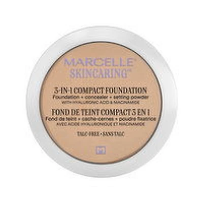 MARCELLE - Skincaring Compact Foundation, Classic Ivory, 8.5 Gram