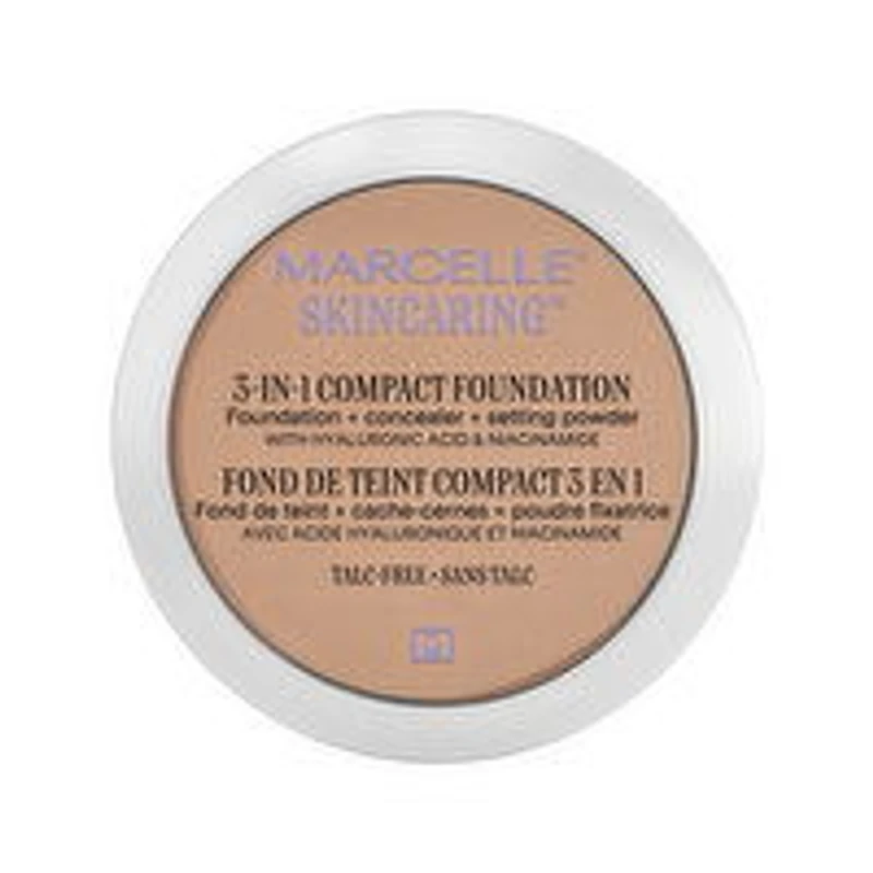 Marcelle - Skincaring Compact Foundation, Ivory, 8.5 Gram
