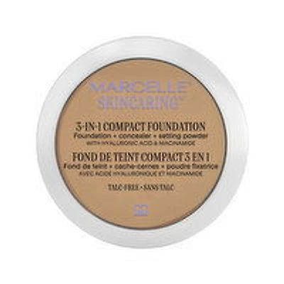 MARCELLE - Skincaring Compact Foundation, Buff Beige, 8.5 Gram