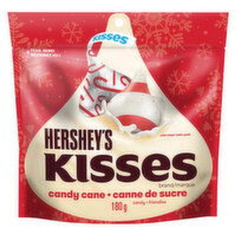 Hershey - Kisses Candy Cane Chocolates, 180 Gram