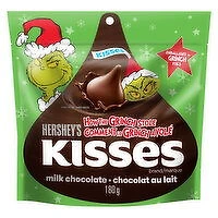 Hershey - Kisses Grinch Milk Chocolate, 180 Gram
