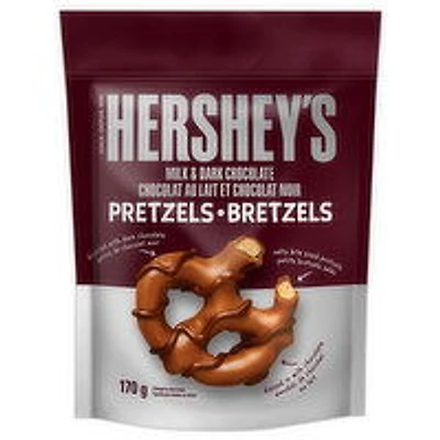 Hershey's - Milk and Dark Chocolate Pretzels, 170 Gram
