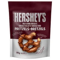 Hershey's - Milk and Dark Chocolate Pretzels, 170 Gram